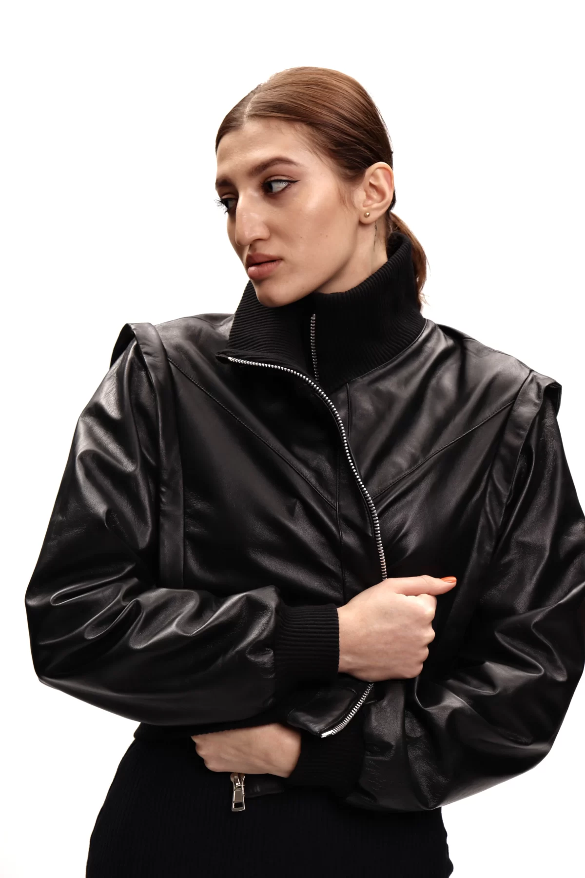 Wear Natural Women’s Casual Long Fur Coat In Umber Grey