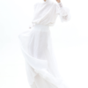 Wear Natural Women’s Cotton “Etno” Shirt In Pure White